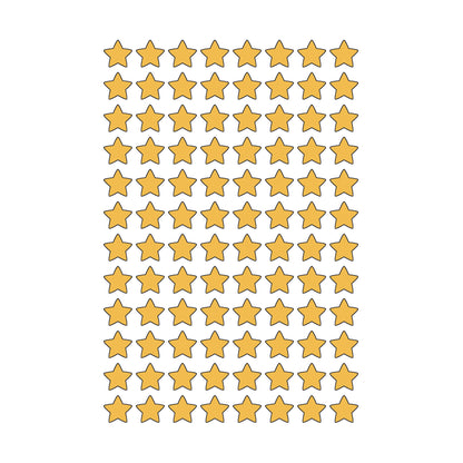 Gold Foil Stars superShapes Stickers, 400 Per Pack, 6 Packs