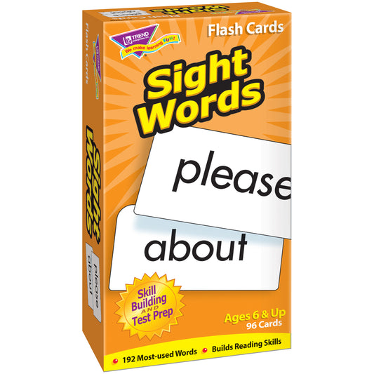 (3 PK) FLASH CARDS SIGHT WORDS 96 BOX