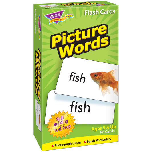 Picture Words Skill Drill Flash Cards