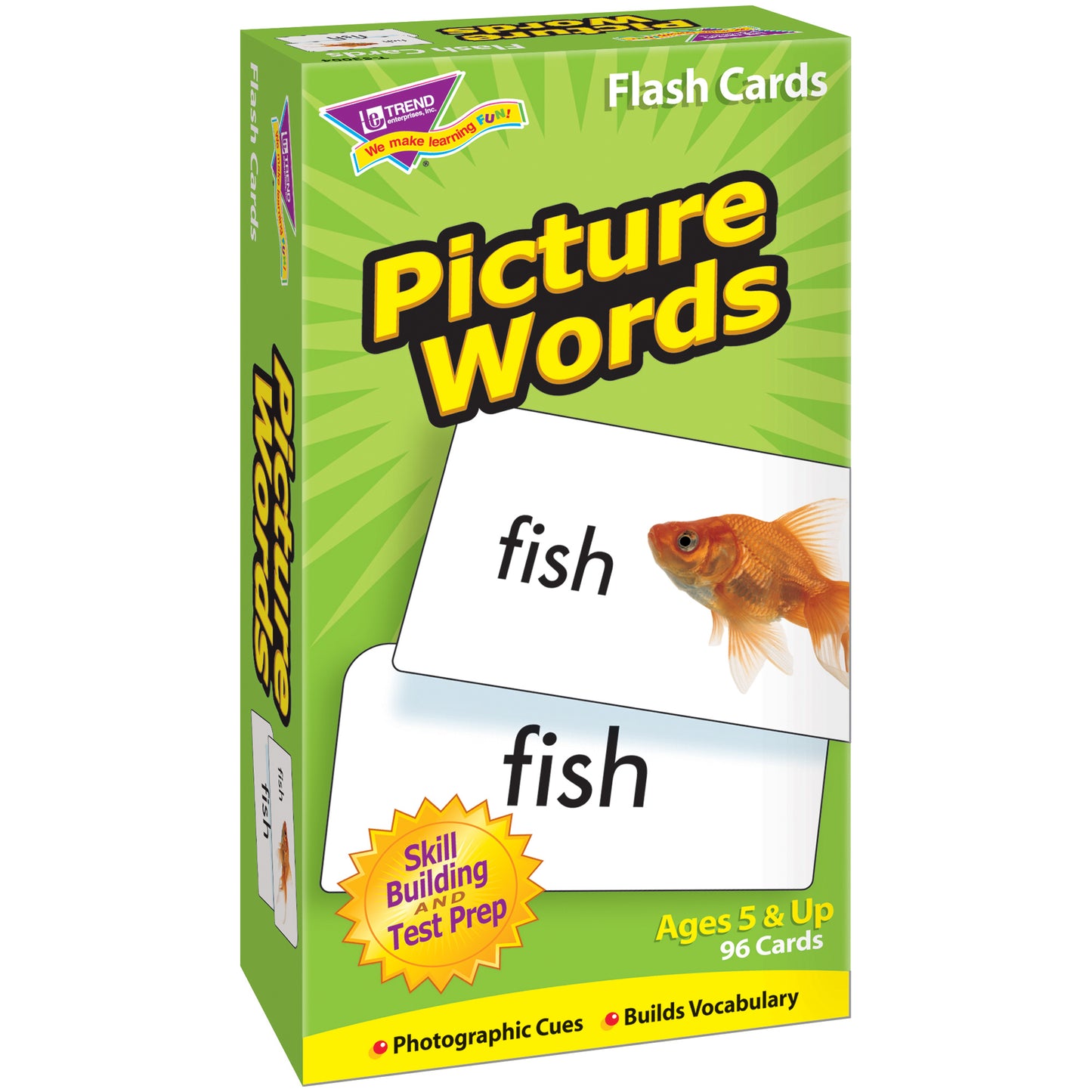 Picture Words Skill Drill Flash Cards, 2 Sets