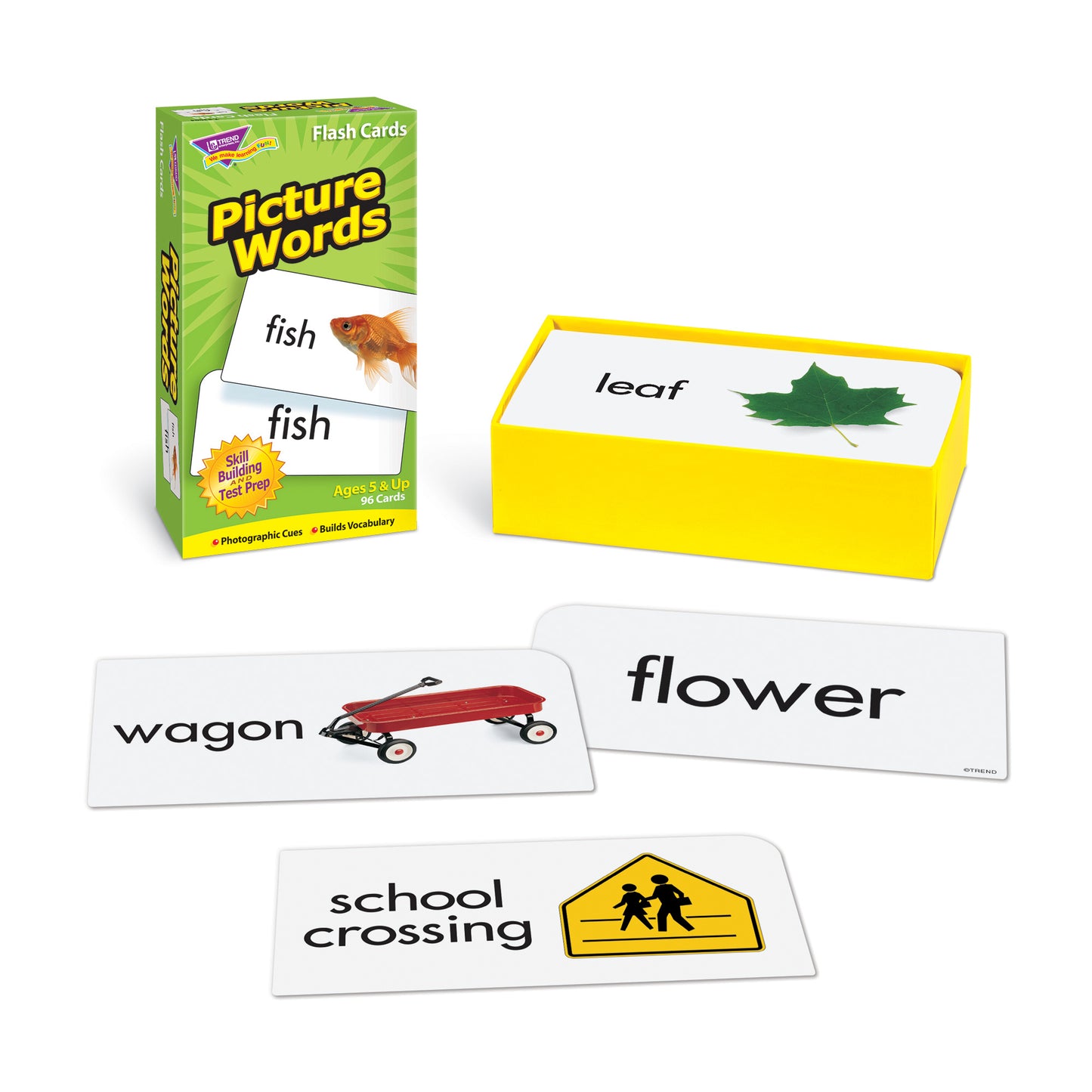 Picture Words Skill Drill Flash Cards, 2 Sets