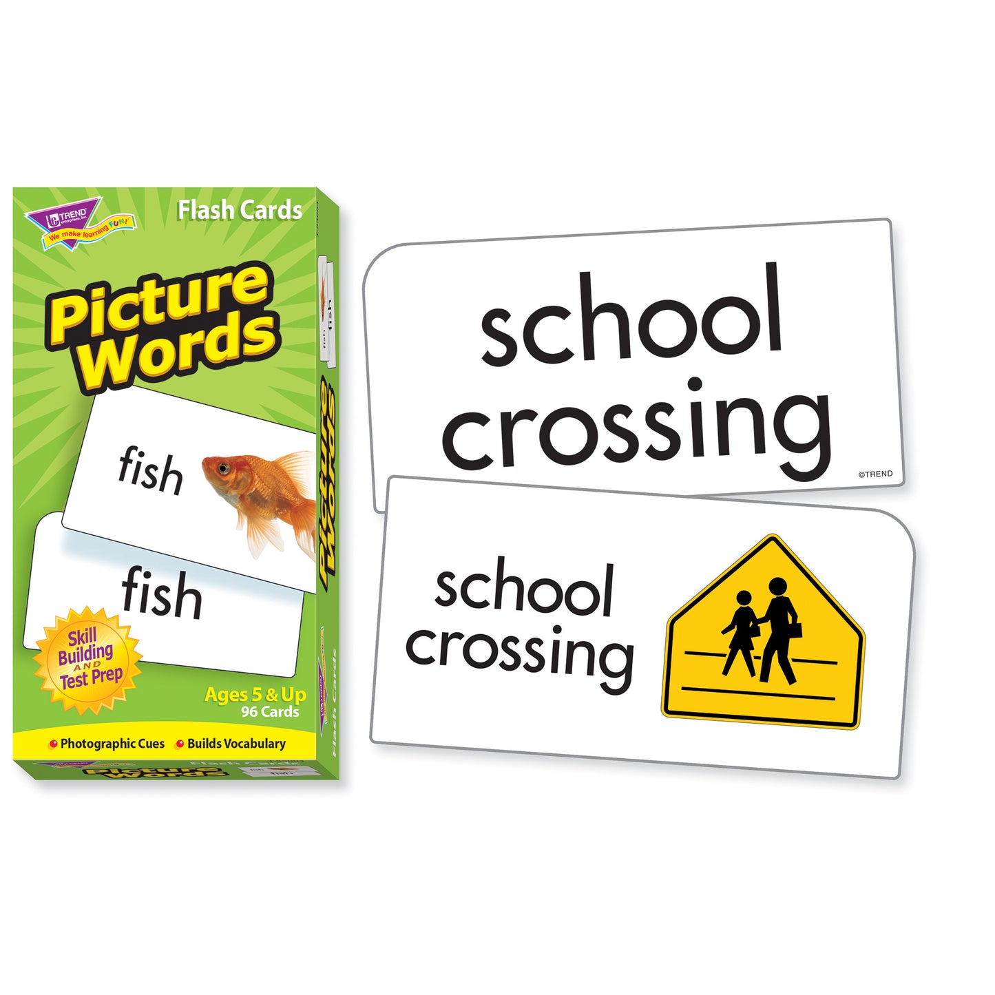 Picture Words Skill Drill Flash Cards, 2 Sets