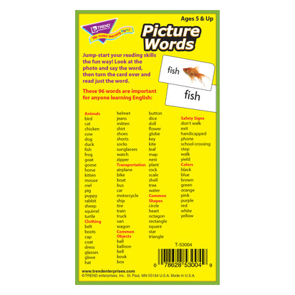 Picture Words Skill Drill Flash Cards, 2 Sets