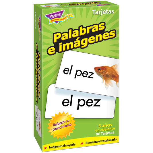 (3 PK) FLASH CARDS PALABRAS E 96 BOX IMAGENES