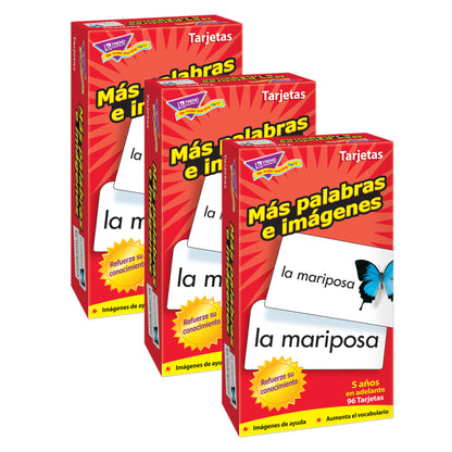 Más palabras e imágenes (SP) Skill Drill Flash Cards, 3 Packs