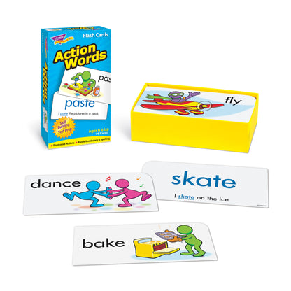 Action Words Skill Drill Flash Cards, 2 Sets