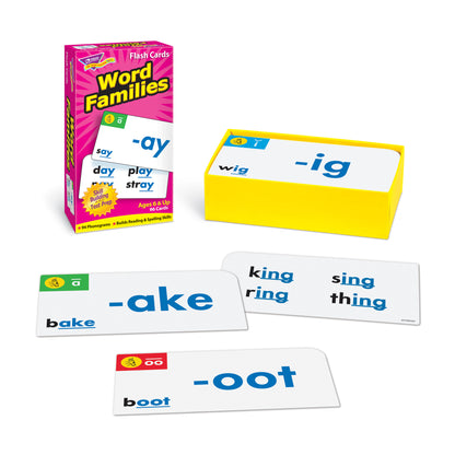 (2 EA) FLASH CARDS WORD FAMILIES 96 PER BOX