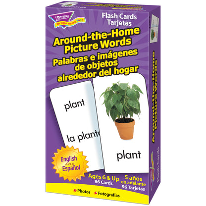 Around-the-Home/Palabras (EN/SP) Skill Drill Flash Cards