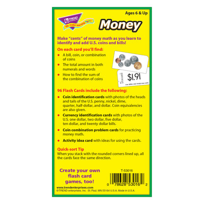 Money Skill Drill Flash Cards, 3 Sets