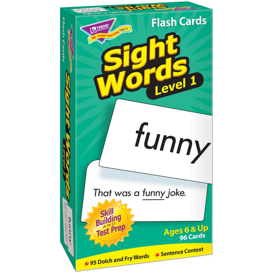 Sight Words – Level 1 Skill Drill Flash Cards, 2 Sets