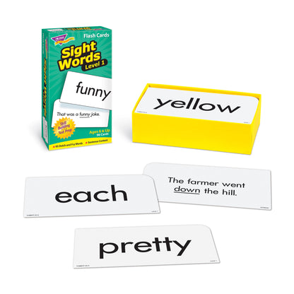 Sight Words – Level 1 Skill Drill Flash Cards, 2 Sets