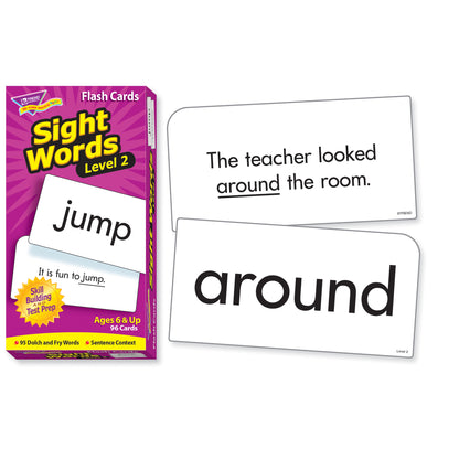 Sight Words – Level 2 Skill Drill Flash Cards, 2 Sets