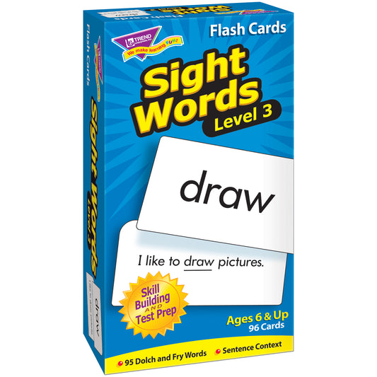 Sight Words – Level 3 Skill Drill Flash Cards, 2 Sets