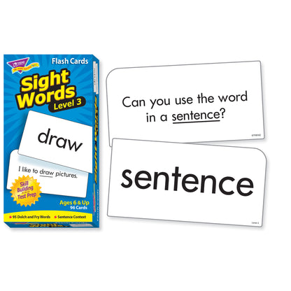 Sight Words – Level 3 Skill Drill Flash Cards, 2 Sets