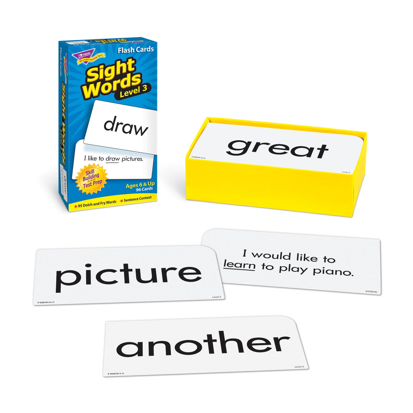 Sight Words – Level 3 Skill Drill Flash Cards, 2 Sets