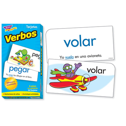 Verbos (Spanish Action Words) Skill Drill Flash Cards, 3 Packs