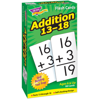 Addition 13-18 Skill Drill Flash Cards, 3 Sets