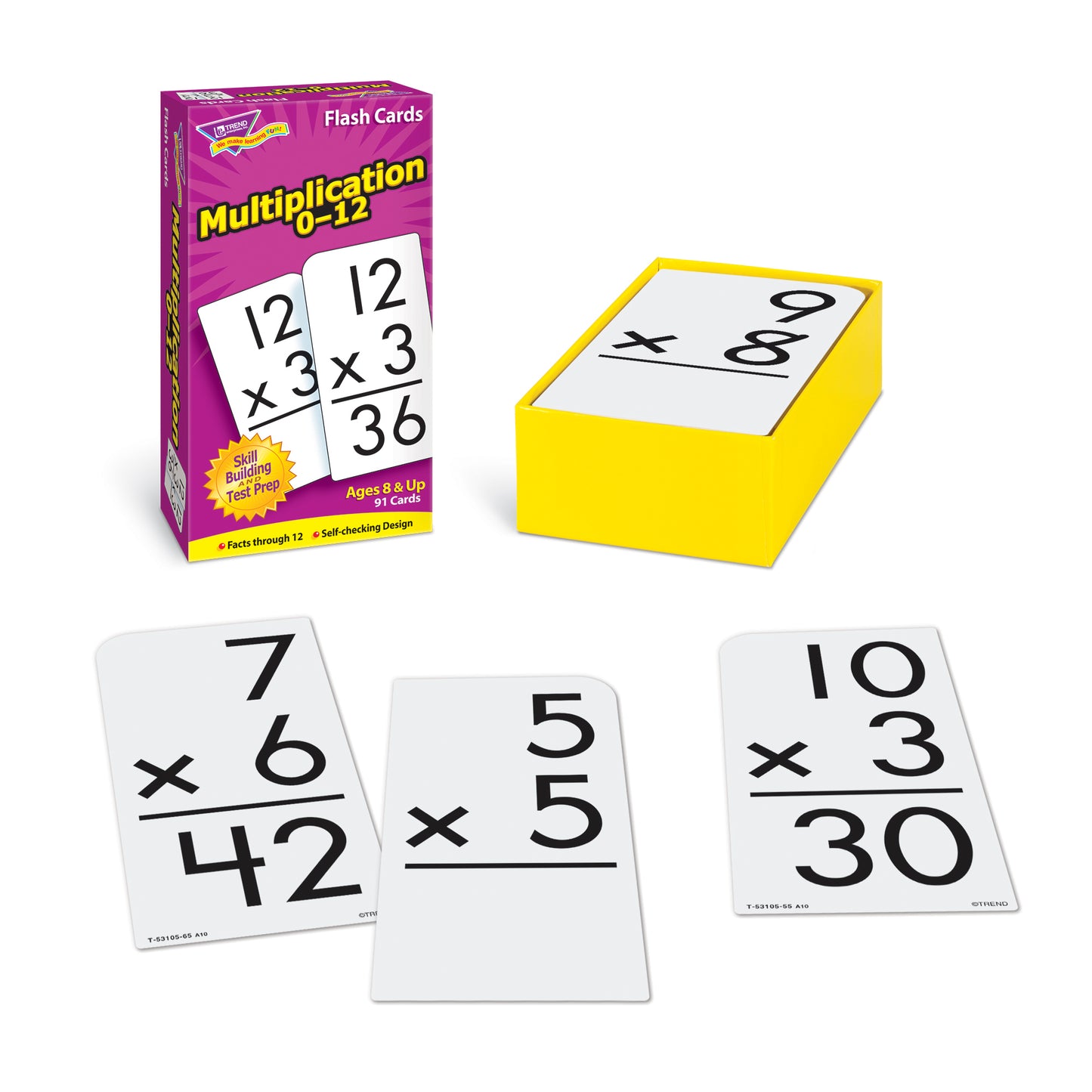 Multiplication 0-12 Skill Drill Flash Cards