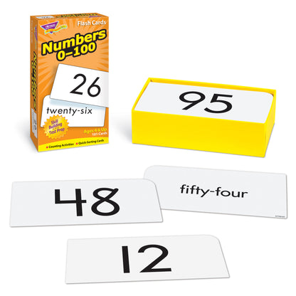 Numbers 0-100 Skill Drill Flash Cards, 3 Sets