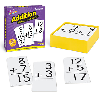 Addition 0-12 All Facts Skill Drill Flash Cards, 2 Sets