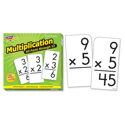 Multiplication 0-12 All Facts Skill Drill Flash Cards, 2 Sets