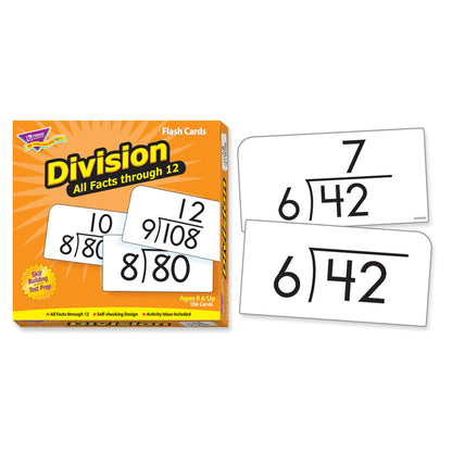 Division 0-12 All Facts Skill Drill Flash Cards, 2 Sets