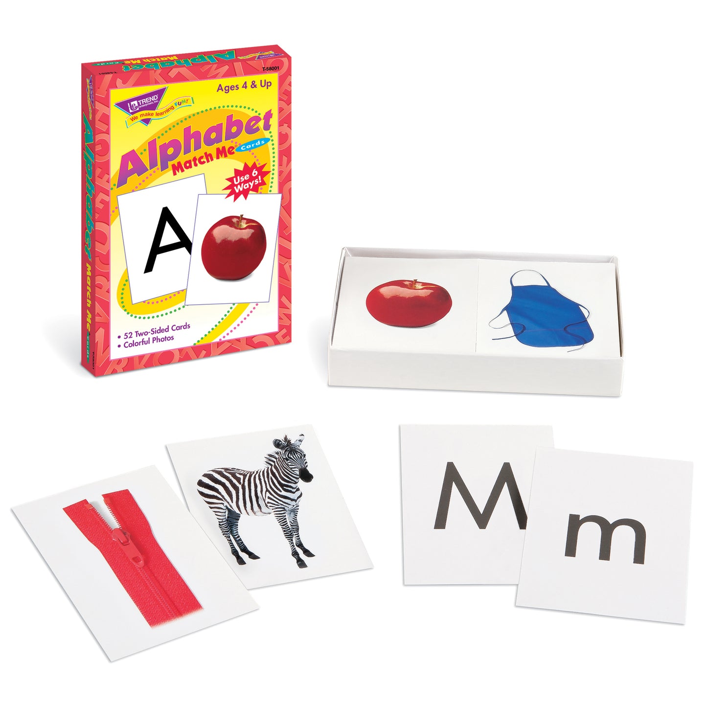 Alphabet Match Me® Cards, 6 Sets