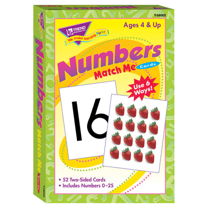 Numbers 0-25 Match Me® Cards