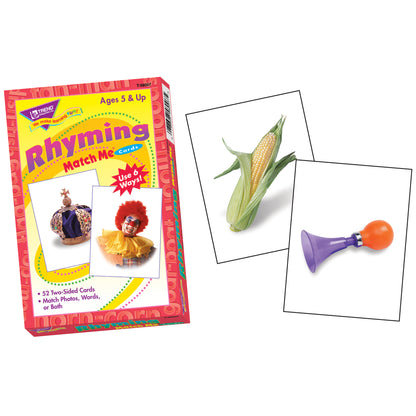 Rhyming Words Match Me® Cards, 6 Sets