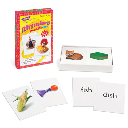 Rhyming Words Match Me® Cards, 6 Sets