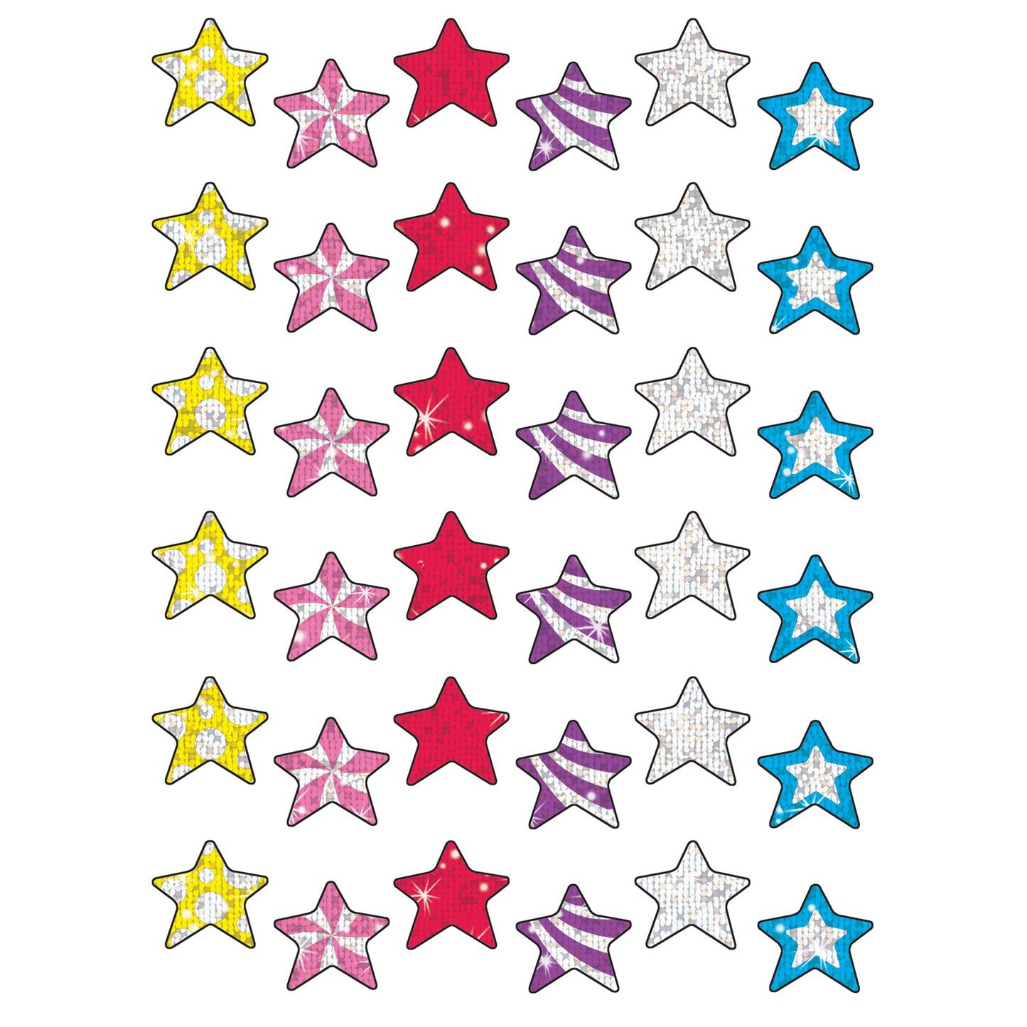 Star Brights Sparkle Stickers®, 72 ct