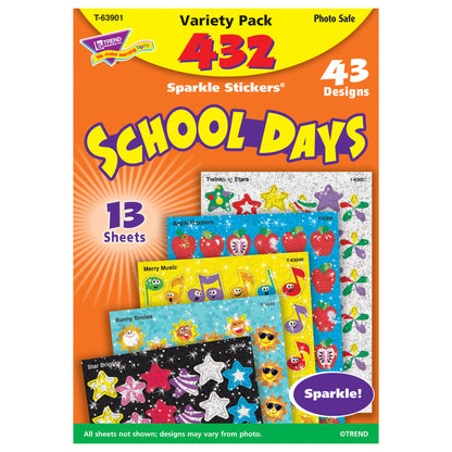 School Days Sparkle Stickers® Variety Pack, 432 ct