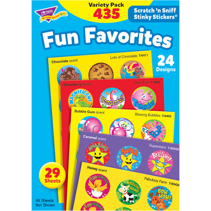 Fun Favorites Stinky Stickers® Variety Pack, 435 Per Pack, 2 Packs