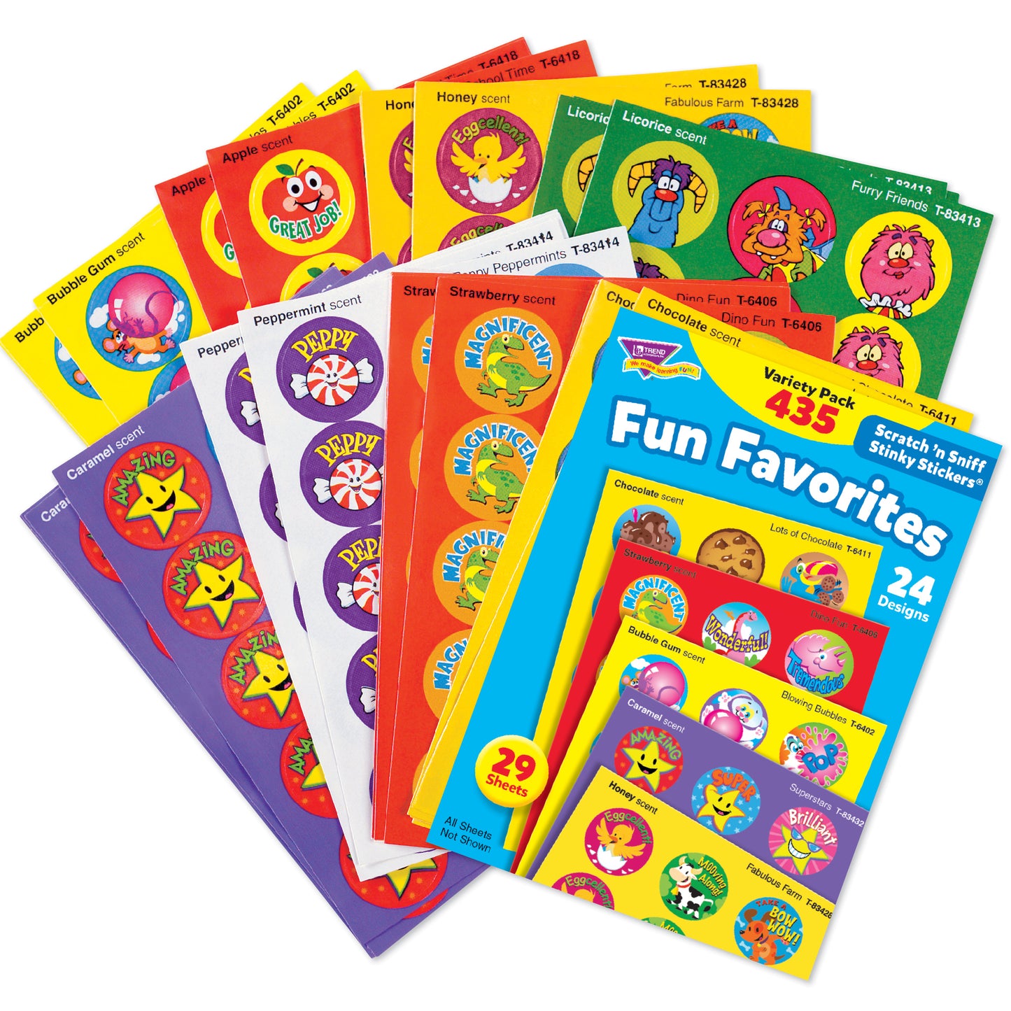 Fun Favorites Stinky Stickers® Variety Pack, 435 ct