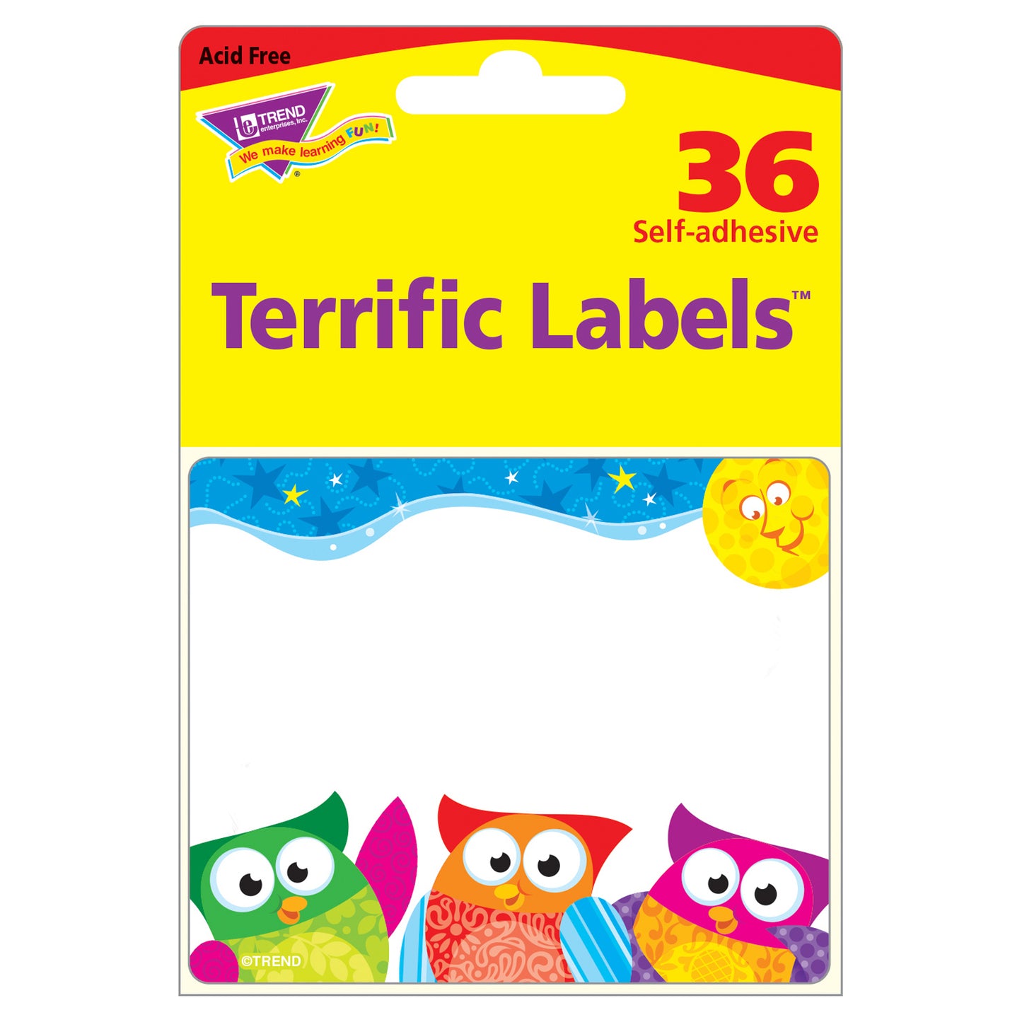 Owl-Stars!® Terrific Labels™, 36 Per Pack, 6 Packs