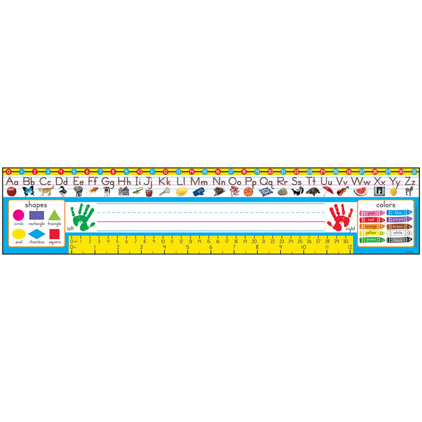 PreK-1 Zaner-Bloser Desk Toppers® Ref. Name Plates, 36 ct