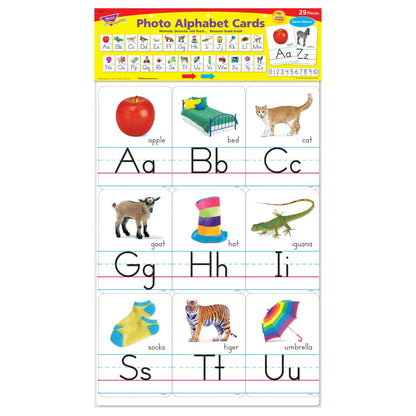 Photo Alphabet Cards Zaner-Bloser Manuscript Bulletin Board Set