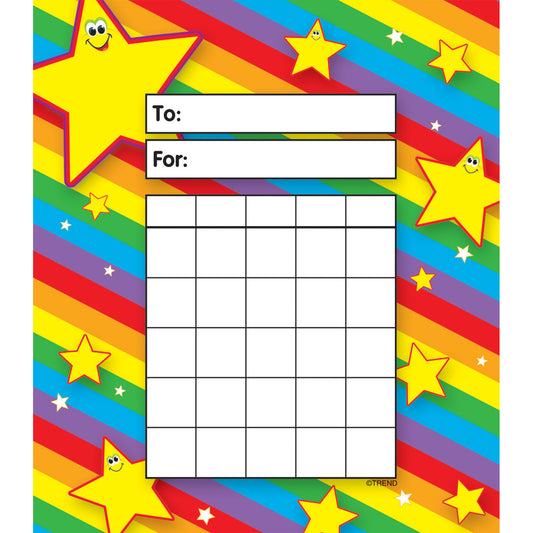 Stars Incentive Pad, 36 sheets