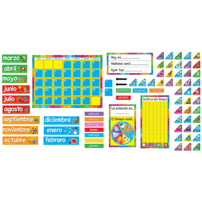 Calendario Anual (Spanish) Bulletin Board Set, Pack of 2 Sets