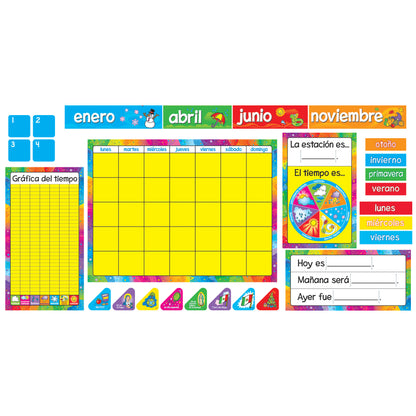 Calendario Anual (Spanish) Bulletin Board Set, Pack of 2 Sets