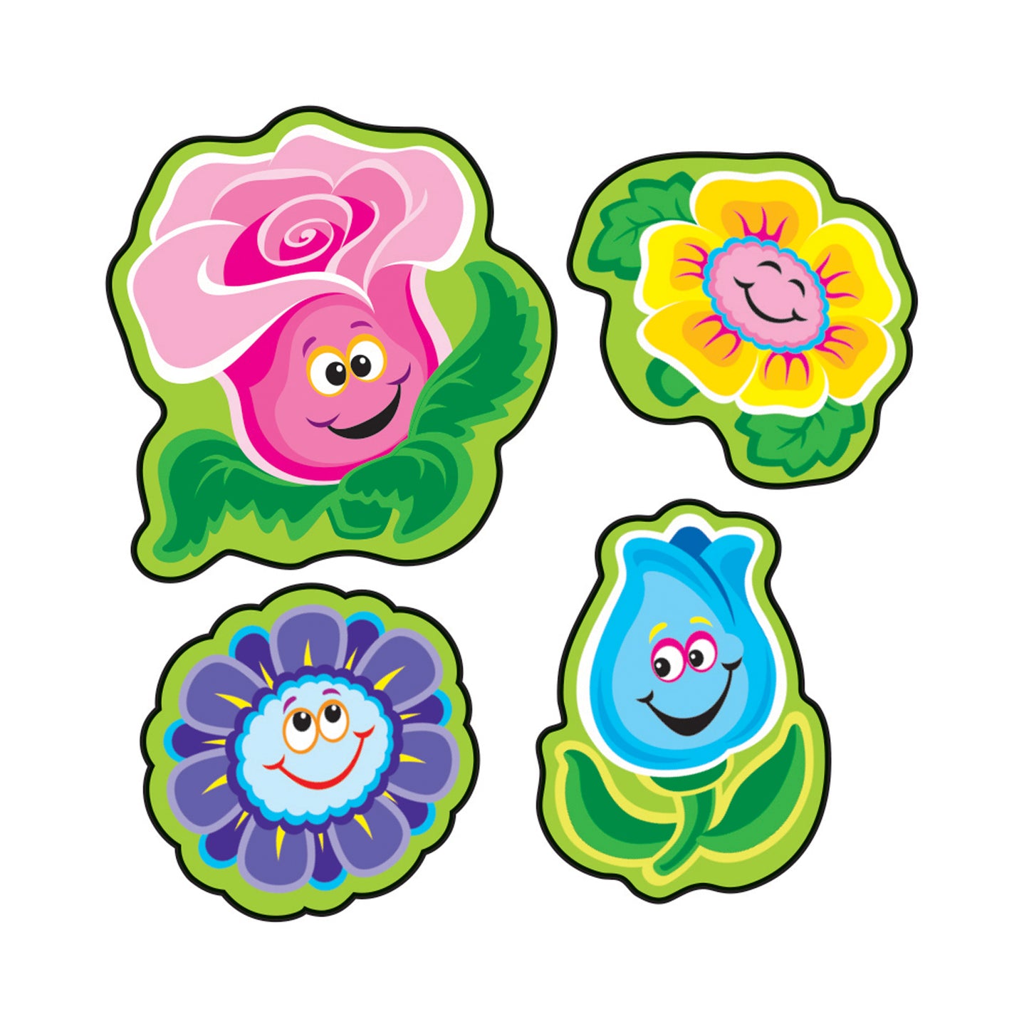 Friendly Flowers/Floral Mixed Shapes Stinky Stickers®, 84 Count