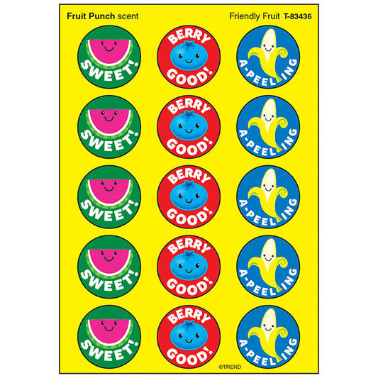 Friendly Fruit/Fruit Punch Stinky Stickers®, 60 ct.