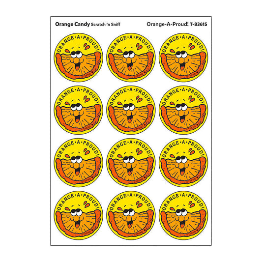 Stickers 24ct Orange A Proud Orange Candy Scent
