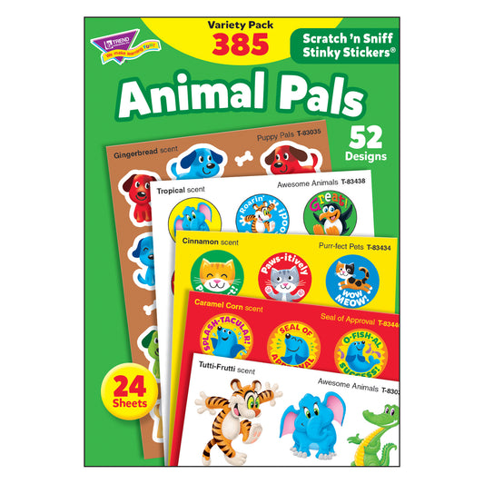 Animal Pals Stinky Stickers® Variety Pack, 385 ct.