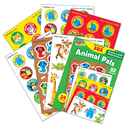 Animal Pals Stinky Stickers® Variety Pack, 385 ct.