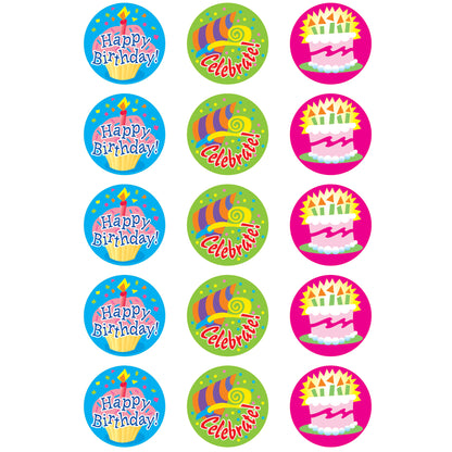 Happy Birthday/Vanilla Stinky Stickers®, 60 ct.