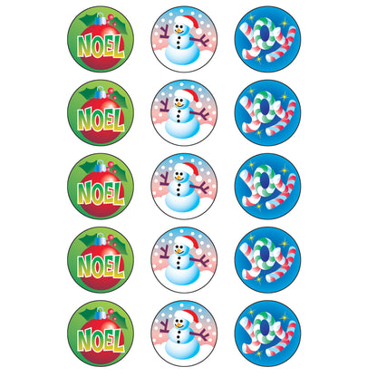 Christmas/Peppermint Stinky Stickers®, 60 Per Pack, 12 Packs