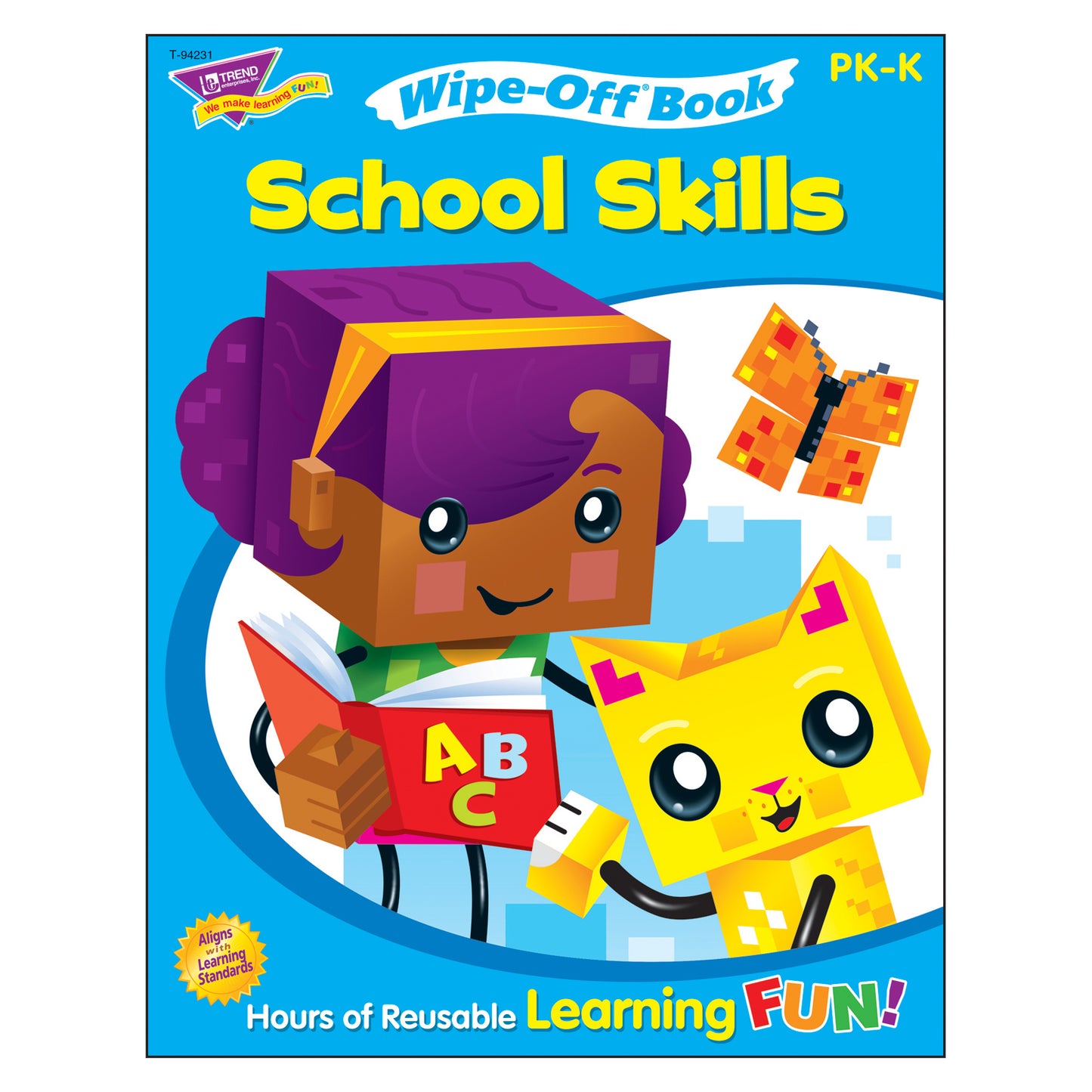 School Skills Wipe-Off® Book Wipe-Off® Book, 28 pgs, Pack of 3