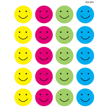 (12 PK) HAPPY FACES STICKERS