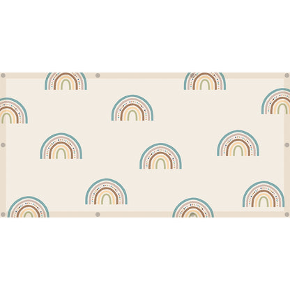 Calming Covers Ceiling Light Filters, 2' x 4', Modern Rainbow, Pack of 4